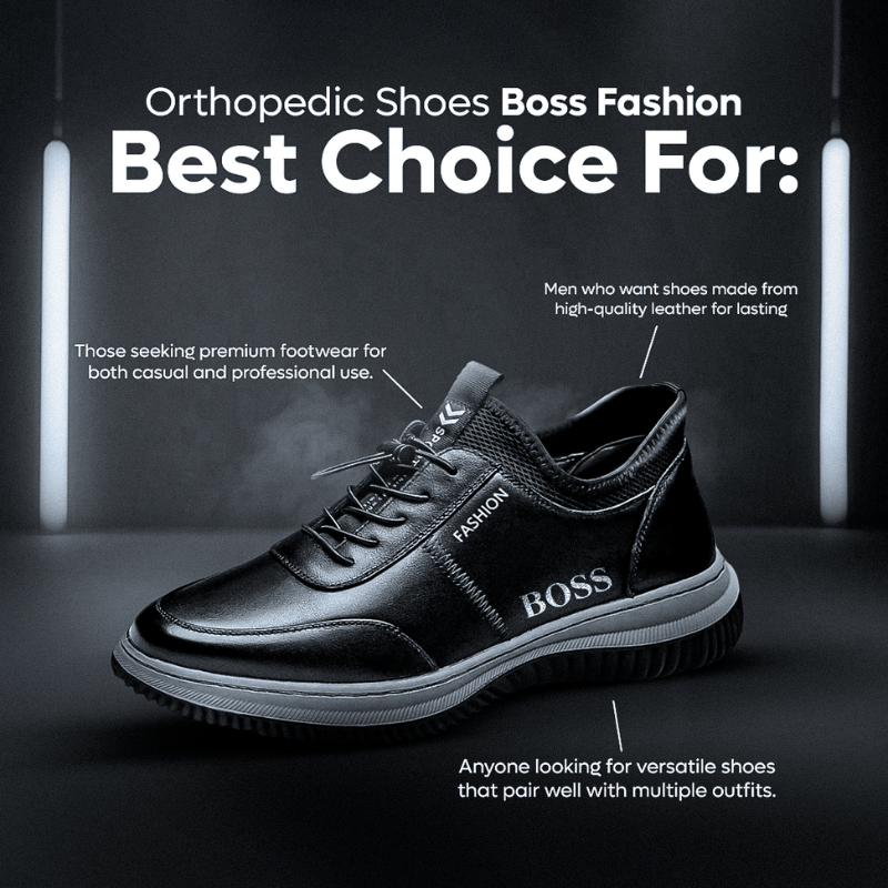 Boss Fashion Orthopedic Sneakers - [LAST UNITS ON SALE]